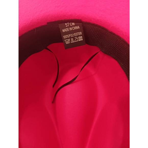 Adjustable Jazz Style Fedora Hat In Pink - Picture 9 of 9